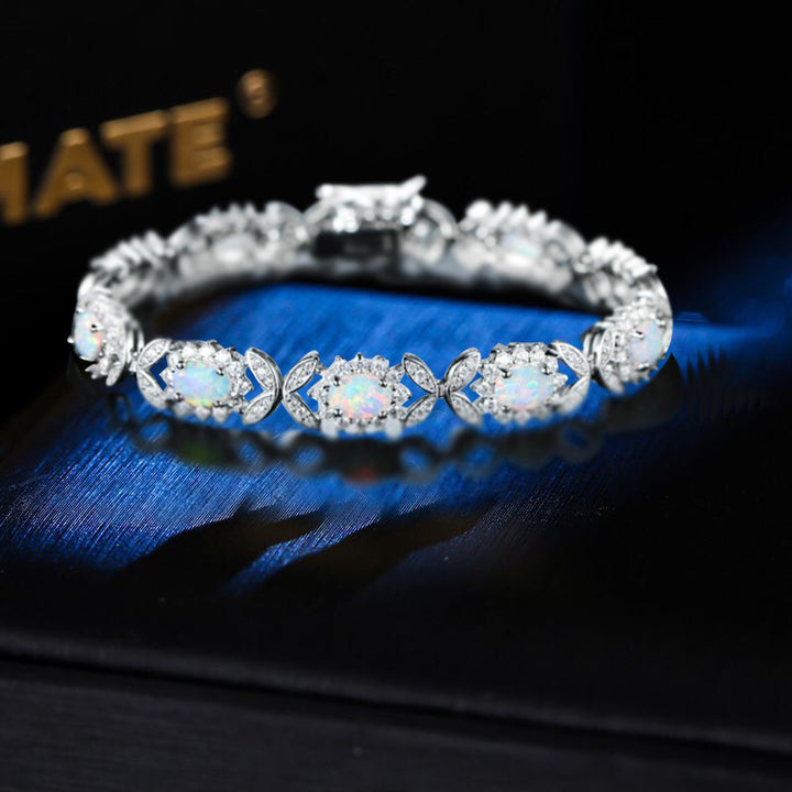 Bracelet d'opale zircon de la mode de bijoux