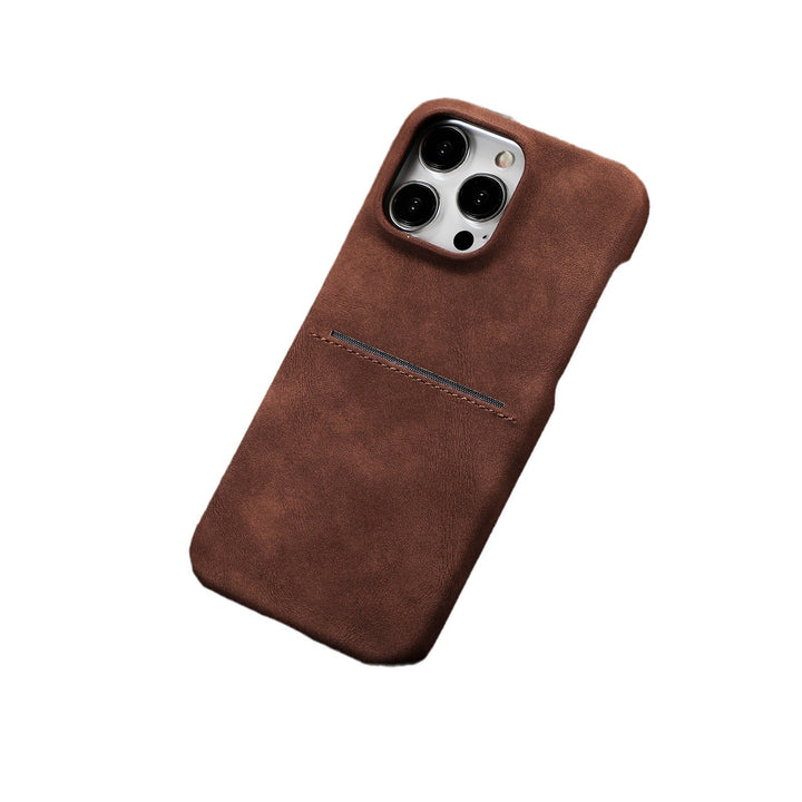 Geschikte telefoonhoesje Sheepskin Feeling Business Drop-resistente beschermende dekking