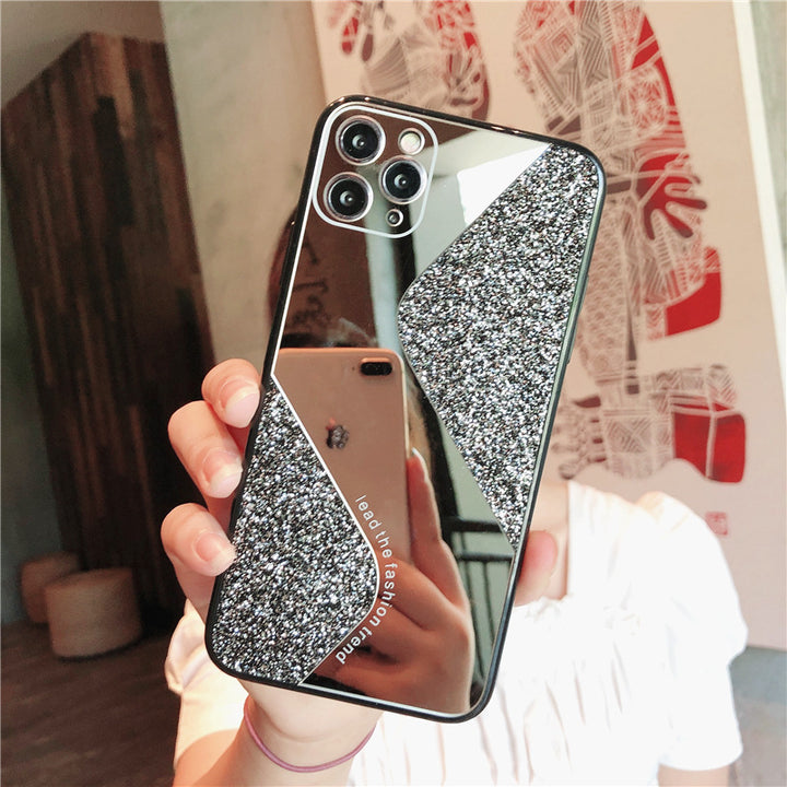 Съвместим с Apple, луксозен блясък на телефона с персонализирани кристали