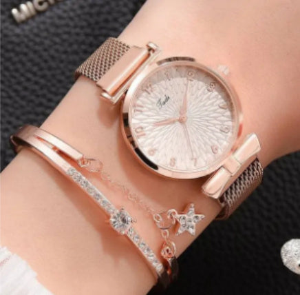 Pulsera de reloj de aleación digital para mujeres