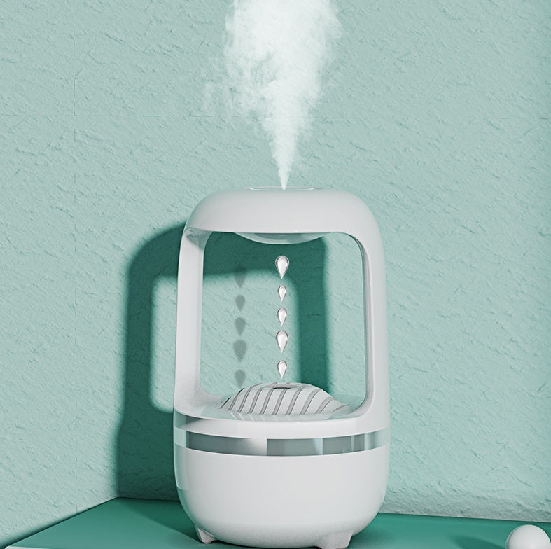 Anti-gravité Humidificateur à eau Drop backflow aromathérapie machine de grande capacité chambre de bureau calme épais brouillard épais.