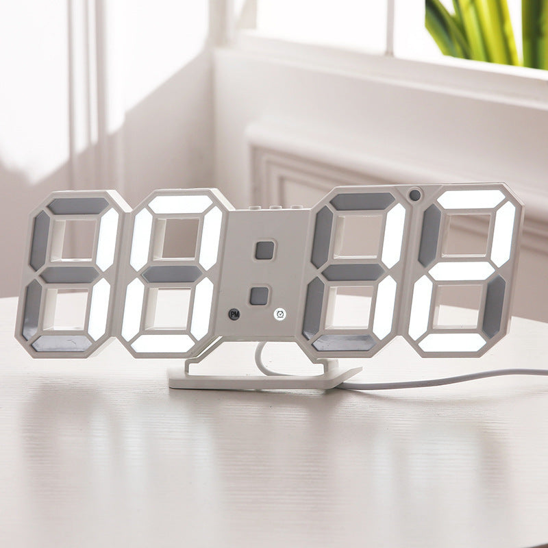 Reloj digital de pared LED 3D