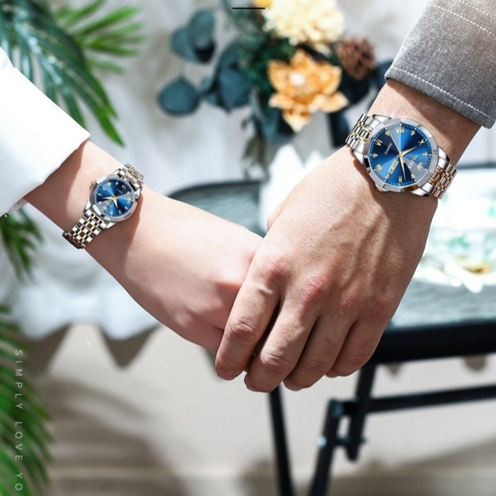 Quartz Regardez Couple cadeau de la Saint-Valentin regarder des hommes