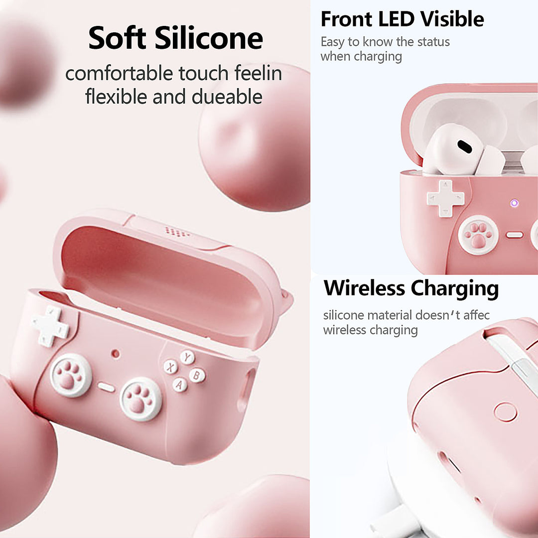 Søt silikon øretelefonveskebeskyttelsesveske