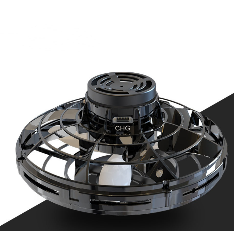 Mini dito giroscoppia giroscopi decompressione interattiva giocattolo droni LED UFO Tipo volante Spinner Toy Kids Kids