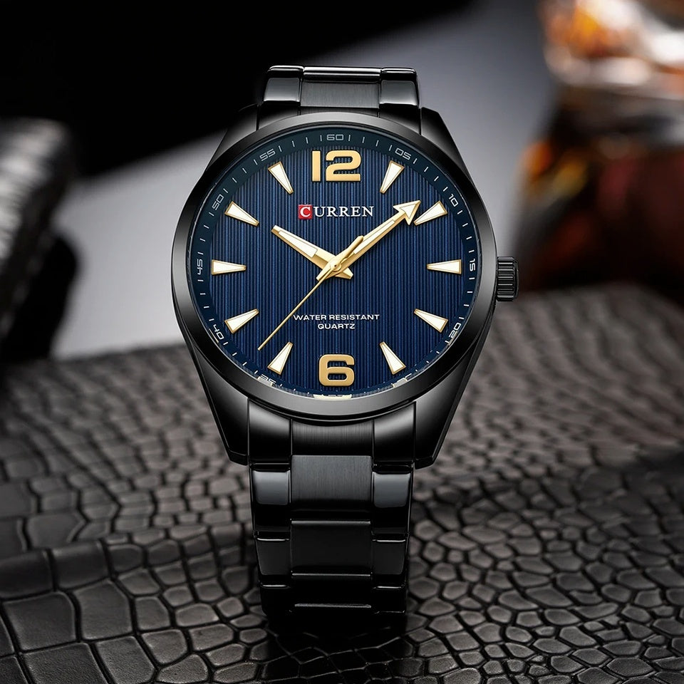 Heren Business Quartz Steel Belt Watch