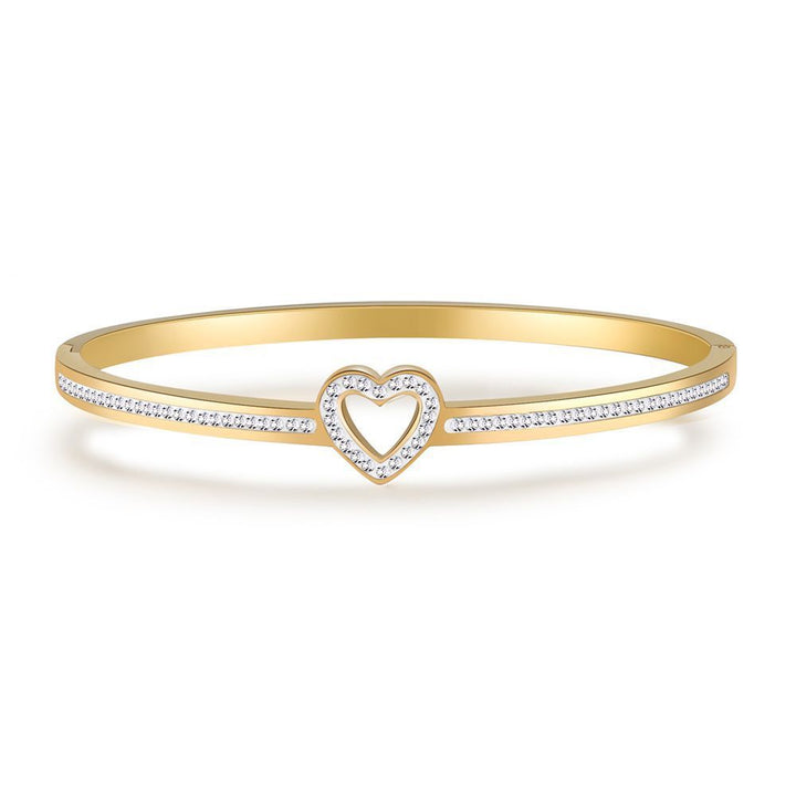 Женская мода Titanium Steel Diamond Love Bracelet