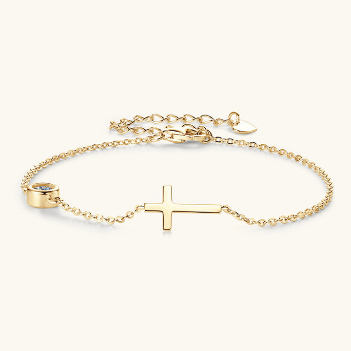 Cross Diamond Armband für Frauen 925 Silberzubehör