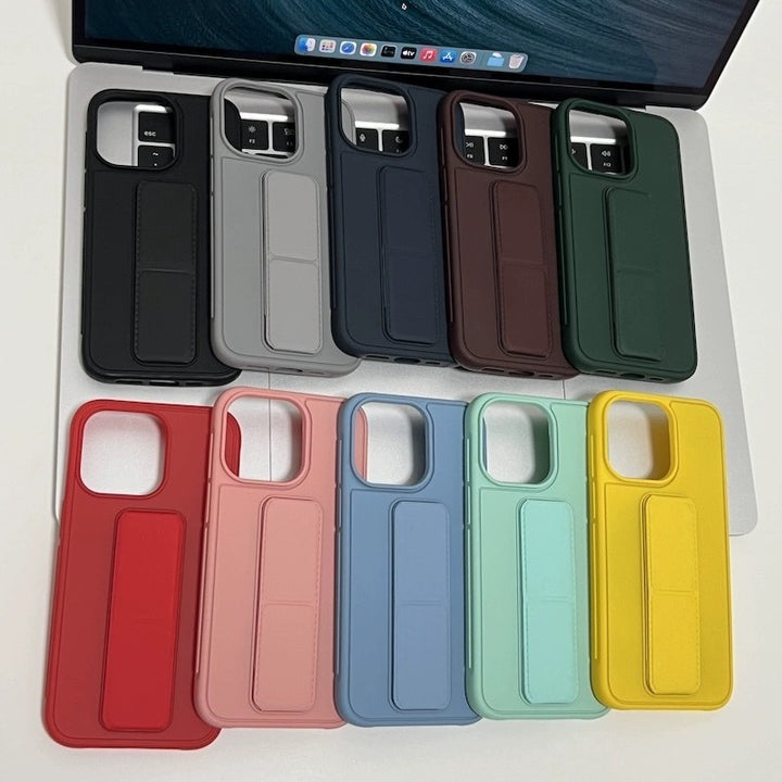 Sammenleggbar brakett Telefon Case Drop-resistent