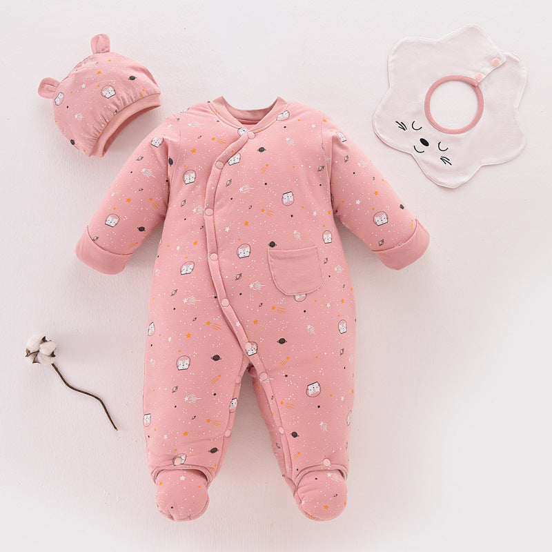 Baby thick cotton romper