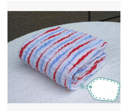 Katoenen gaasdeken baby deken mousseline katoenen quilt quilt quilt pasgeboren gaas zak handdoek