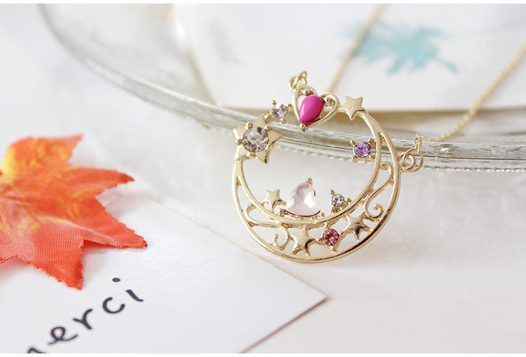 Warrior Moon Hare Sailor Moon Love Moon Necklace