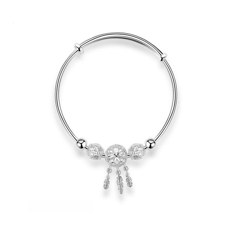 Dreamcatcher Vintage Lucky Pers Elegant armbånd Push-Pull Justerbart armbånd