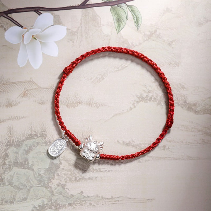 999 Bracelet de corde rouge de l'année primordiale zuyin