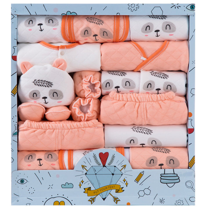 Babykleding katoen pasgeboren cadeaubox set