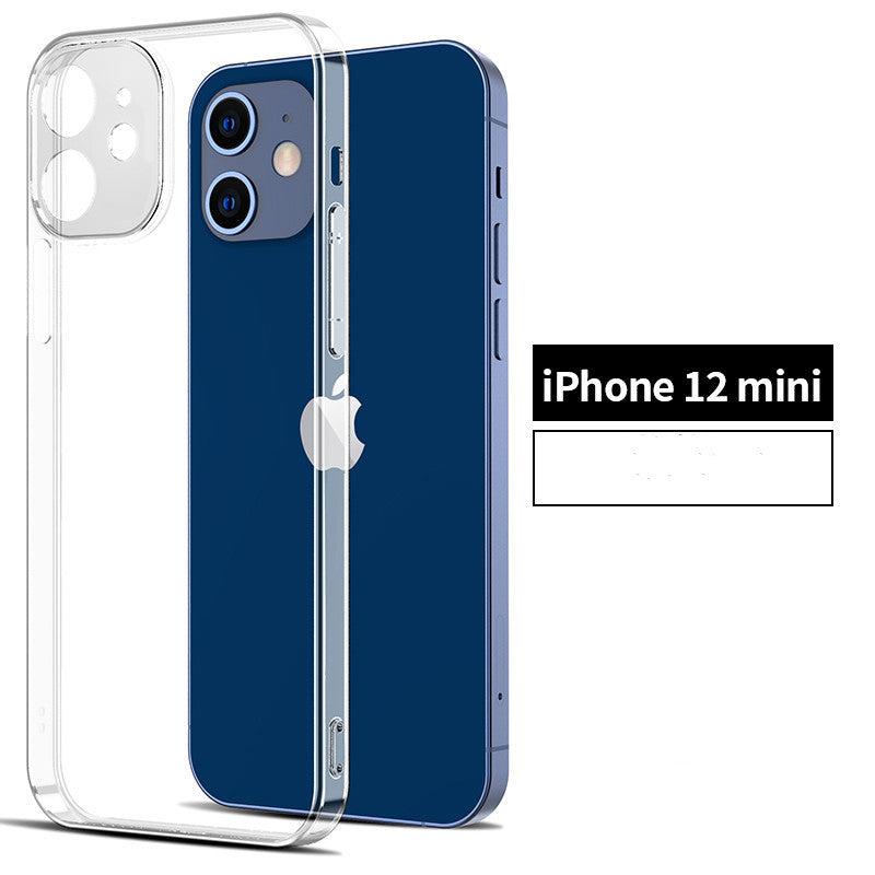 Compatible con Apple, compatible con Apple, iPhone 12 Case Silicone Anti Drop transparente