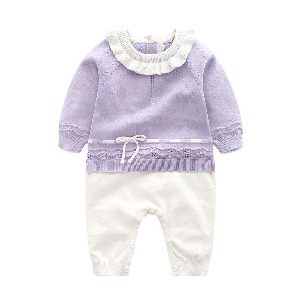 Baby gebreide jumpsuit