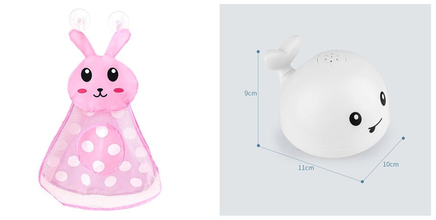 Nytt baby badrum badrum elektrisk induktion val spray liten leksak