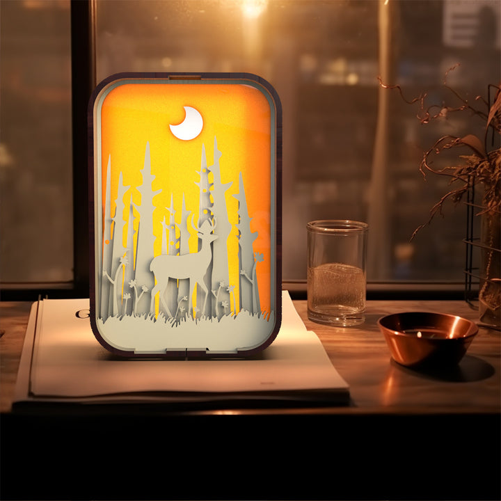 Ahşap Harva Işık Yaratıcı Hediye Minimalist Yatakta Gece Işık Dekorasyon Masaüstü Dekorasyon Doğum Günü Hediyesi