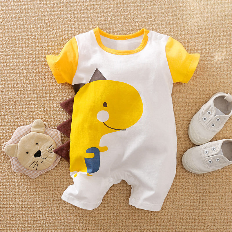 Bebek kıyafetleri kısa kollu bebek gündelik onesies