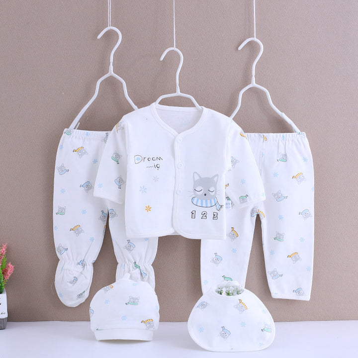 Cotton Baby Clothing Spring And Summer Underwear Set