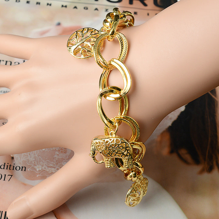 Sonnenschein Mode Schmuck Gold Charme Armband