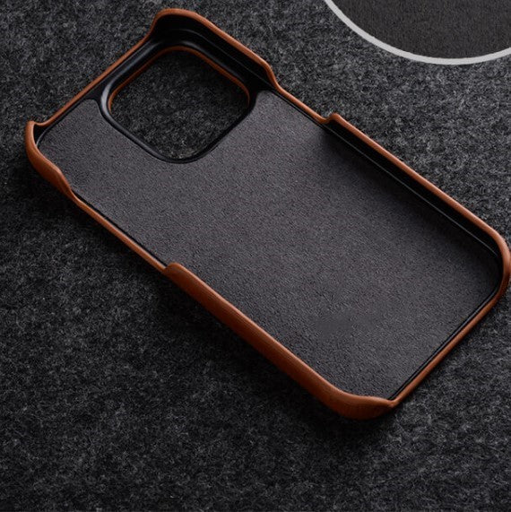 Mobile Phone Case Head Layer Genuine Leather Retro Oil Wax Holster