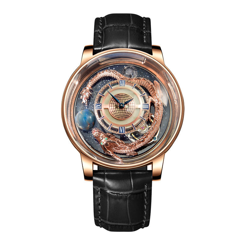 Tourbillon de moda masculina La buena suerte viene