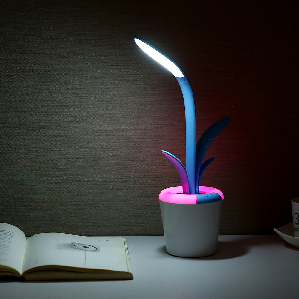 Luces de escritorio modernas Lámpara de mesa LED de protección de los ojos USB para sala de estar Tablas de mesas de dormitorio