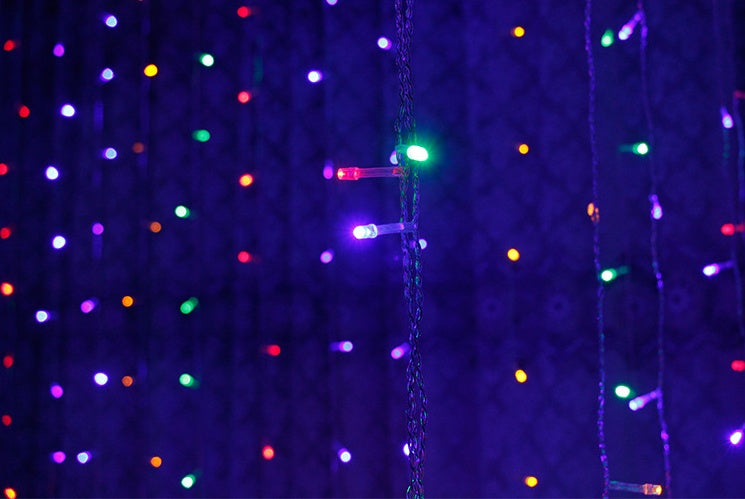 Weihnachts -LED -Vorhanglichter