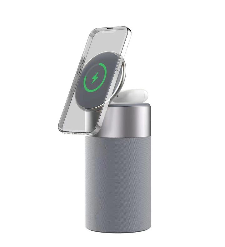 Mobiel van de oortelefoon Magnetische audio Kleine draagbare thuiskantoor Buiten Wireless Charger