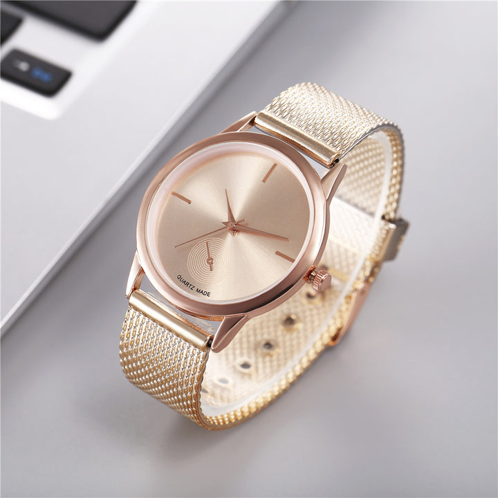 Creative Plastic Mesh Quartz -horloge voor vrouwen