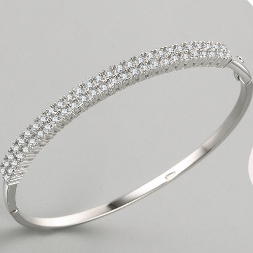 Femei S925 Silver Design Starry Sky Brățară Diamond Fashion Diamond