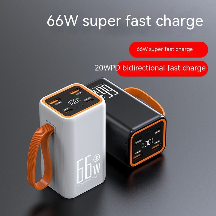 PD66W Fast Charge 20000 Ma de grande capacidade de alimentação móvel