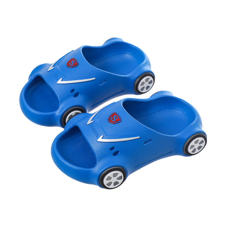 Enfants brillants ganters de dessin animé sandales de voiture