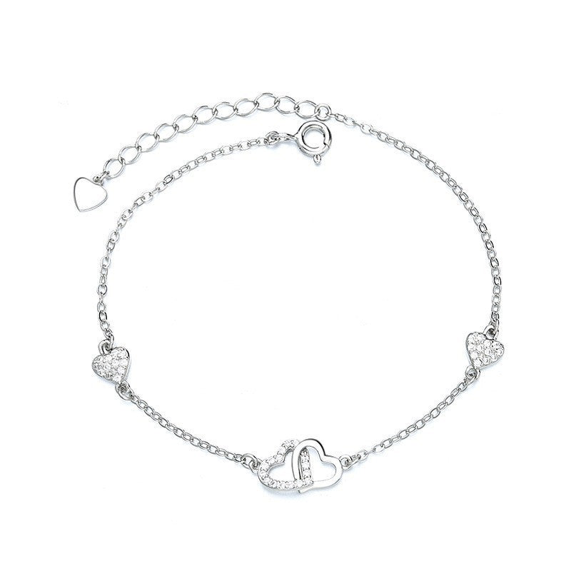 Bracciale con fibbia d'amore da donna Nicchia semplice