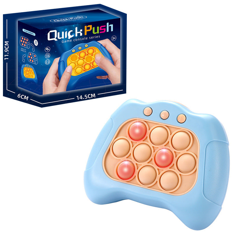 Premi il puzzle musicale per passare i livelli di gioco per colpire il giocattolo del criceto