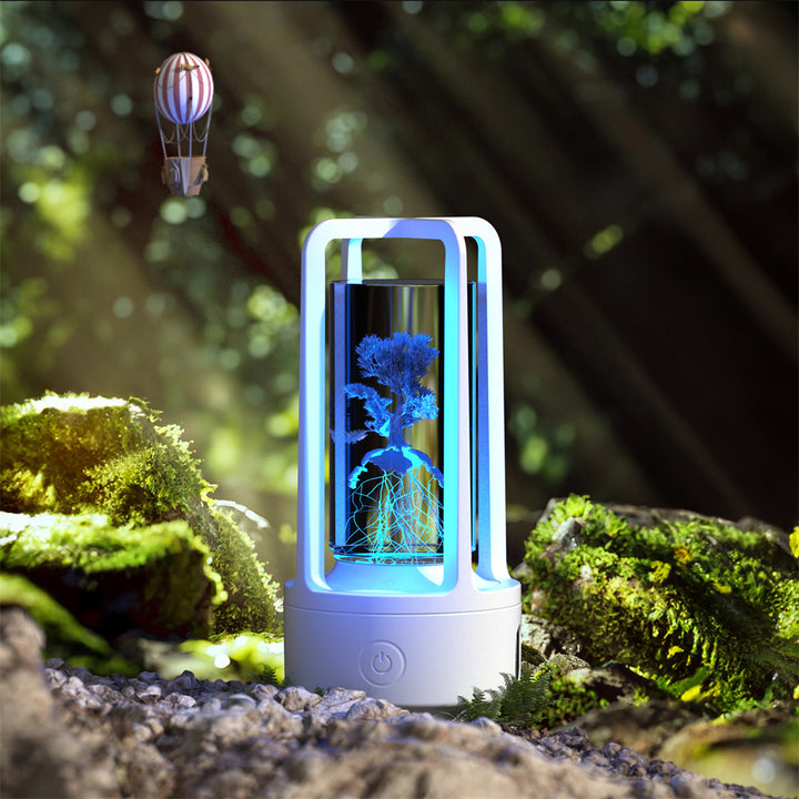 Créative 2 en 1 lampe en cristal en acrylique audio et haut-parleur Bluetooth Saint-Valentin Gift tactile lampe de nuit