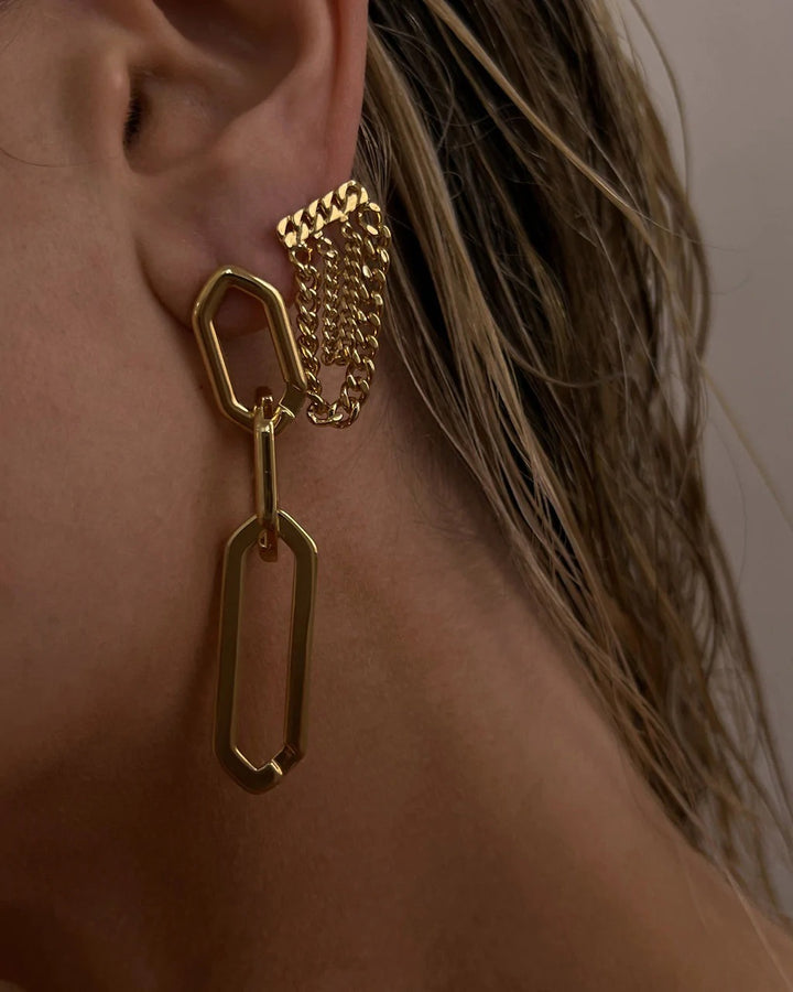 Boucles d'oreilles à la mode en titane en titane pour femmes