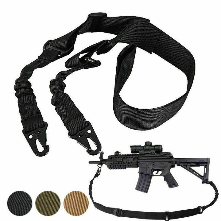 Tactical Rifle Sling Gun Strap STRAP 2 points Crochet une seule sangle de chasse