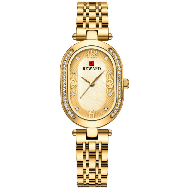 Elegante dame horloge met diamanten