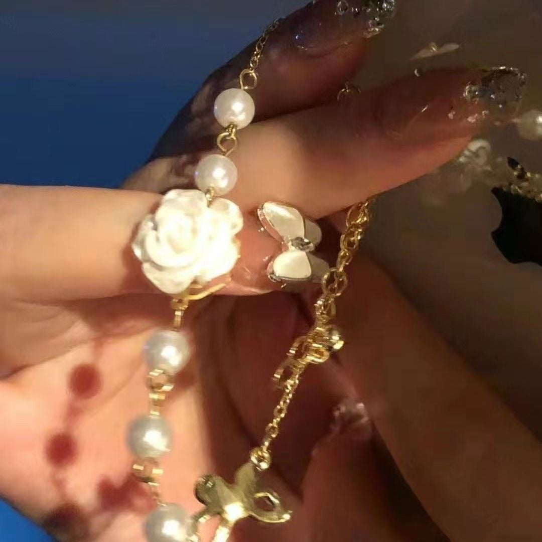 Camellia Bracelet Vintage Design Lily Girlfriends' Bracelet Gift