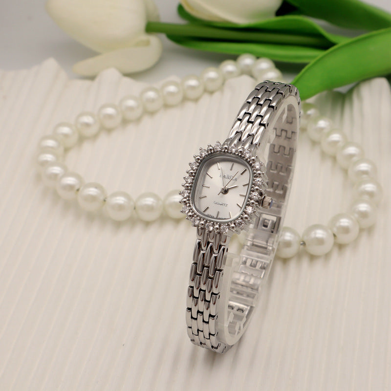 Diamante octogonal Casual Chain Chain Watch en inglés