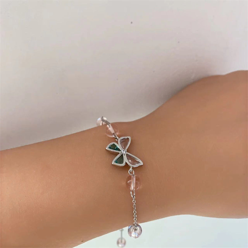 Sterling Silver Handmade Butterfly Bracelet