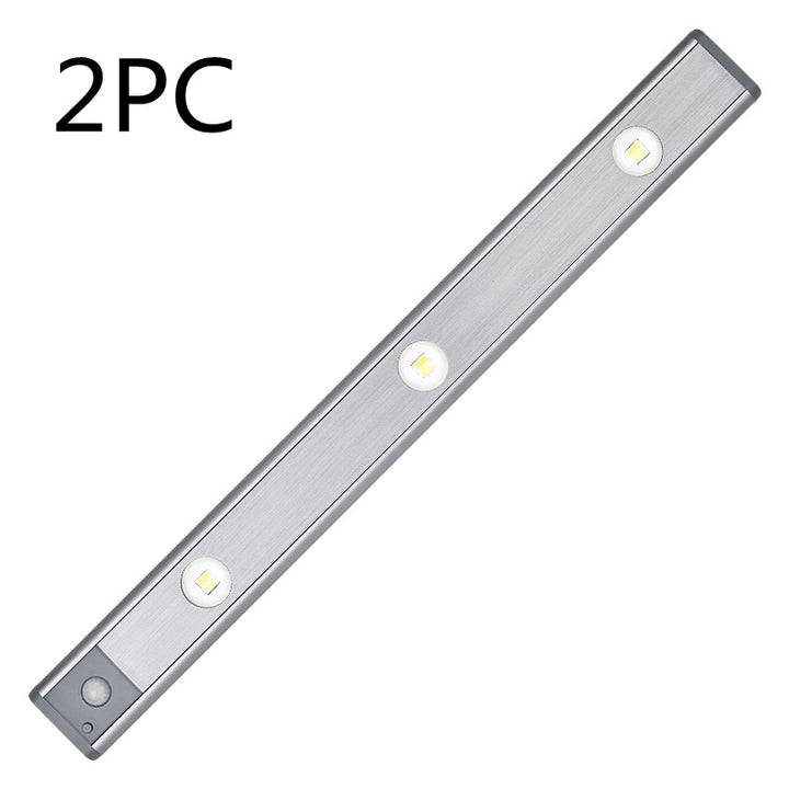 Bewegingssensorlamp onder de kast Dimbare kastlamp Oplaadbare magnetische zuiginstallatie Keuken Nacht lichtgarderobe Lamp