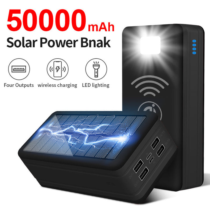 Solar Wireless Power Bank mit großer Kapazität
