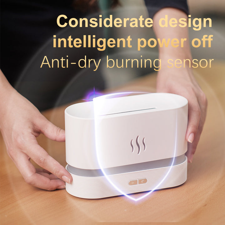 Drop Shipping Factory Sale Direct Fire Flame Humidificateur Aroma Diffuseur 2022 Air Essential Huile Ultrasonic Humidificateur