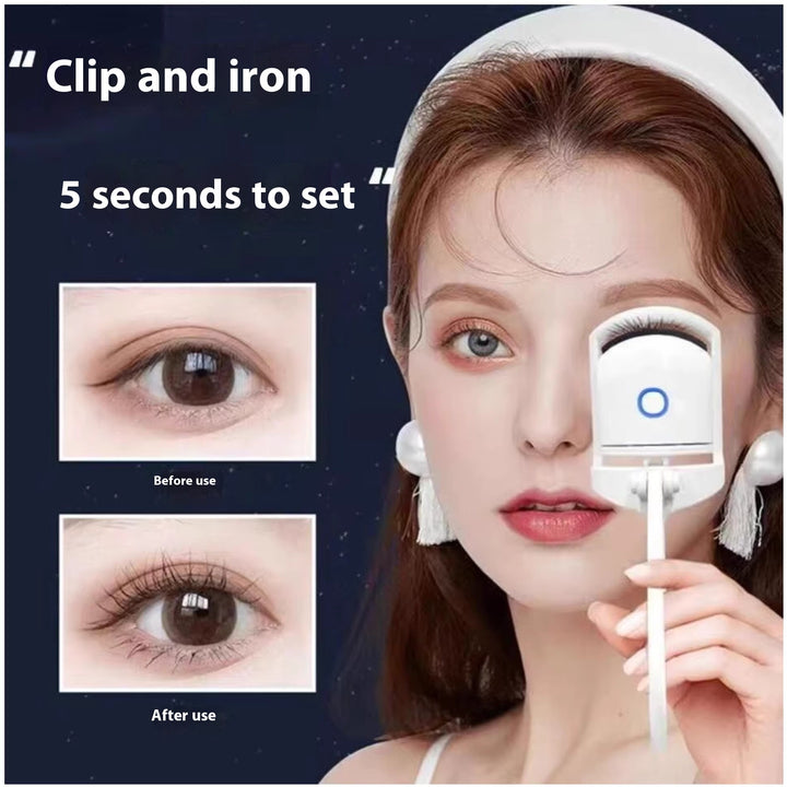 Electric Eyelash Curler Electric Ironing Eyelash Curler Wide Angle Clip Curler Fast Shaping Long-lasting Eyelash Artifact