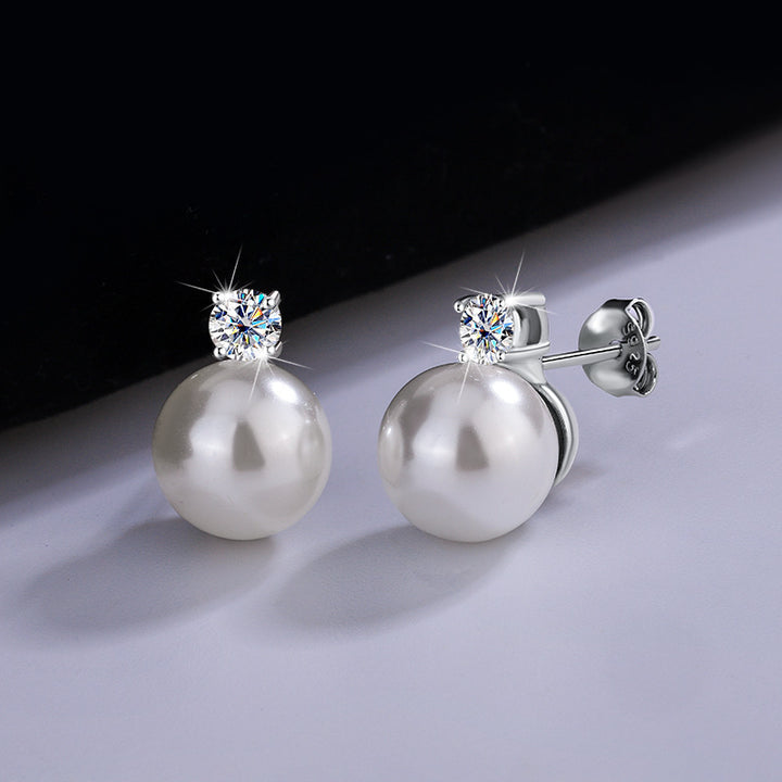 Pearl Earrings Internet Celebrity Fashion All-matching