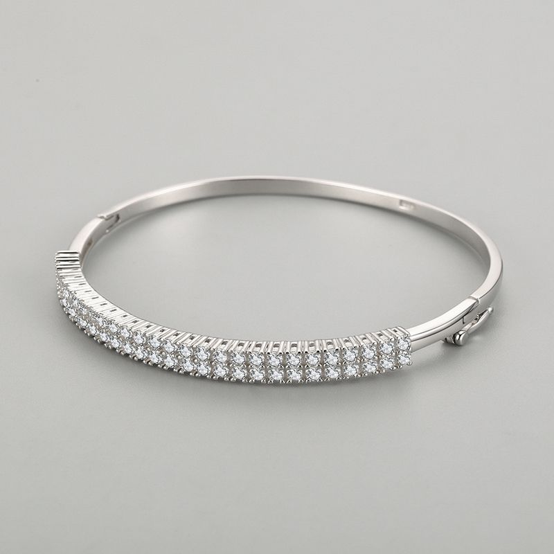 Women's S925 Silver Design Starry Sky Simple Fashion Diamond Bracelet